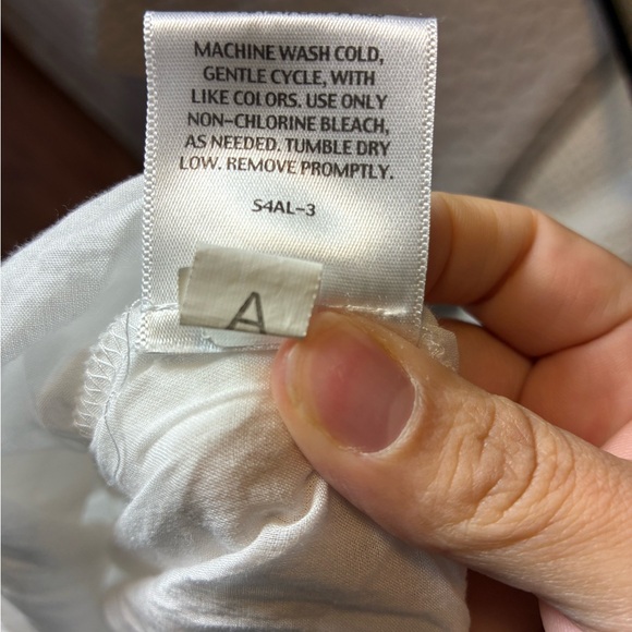 EILEEN FISHER White Irish Linen Midi Lined Skirt Beach Vacation A Line Large - Picture 7 of 9